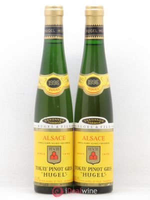 Pinot Gris Vendanges Tardives Hugel (Domaine)  1996 - Lot of 2 Half-bottles