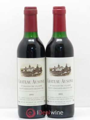 Château Ausone 1er Grand Cru Classé A  1993 - Lot de 2 Demi-bouteilles
