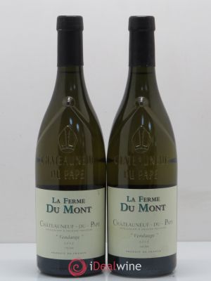 Châteauneuf-du-Pape Vendange Ferme Du Mont 2012 - Lot of 2 Bottles