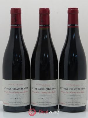 Gevrey-Chambertin 1er Cru Combes Aux Moines Emilie Geantet 2011 - Lot of 3 Bottles