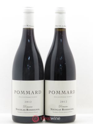 Pommard Nicolas Rossignol  2012 - Lot of 2 Bottles