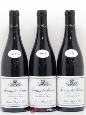 Savigny-lès-Beaune Aux Grands Liards Simon Bize & Fils  2014 - Lot of 3 Bottles