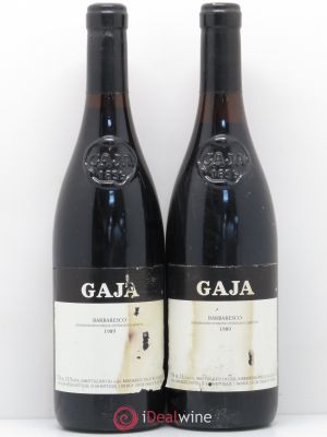 Barbaresco DOCG Angelo Gaja  1989 - Lot of 2 Bottles
