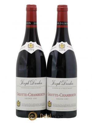 Griotte-Chambertin Grand Cru Joseph Drouhin 2009 - Lot de 2 Bottles