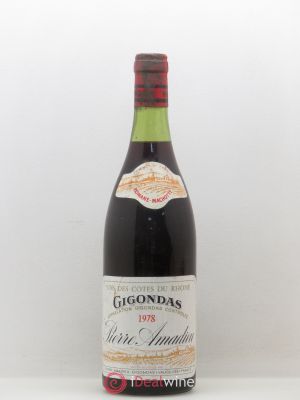 Gigondas Romane-Machotte Pierre Amadieu  1978 - Lot of 1 Bottle