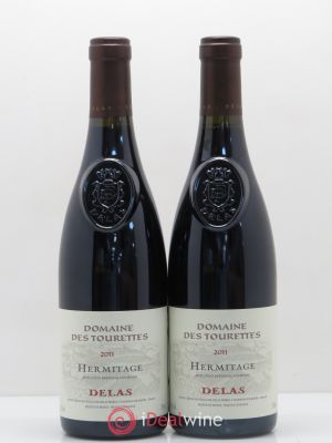 Hermitage Marquise de la Tourette Delas Frères  2011 - Lot of 2 Bottles