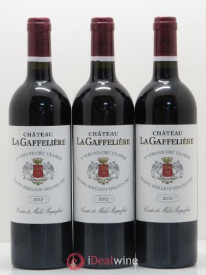Château la Gaffelière 1er Grand Cru Classé B  2012 - Lot of 3 Bottles