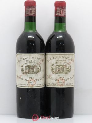 Château Margaux 1er Grand Cru Classé  1966 - Lot of 2 Bottles