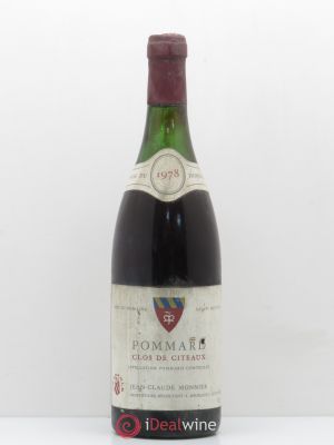 Pommard Clos des Citeaux Jean-Claude Monnier 1978 - Lot of 1 Bottle