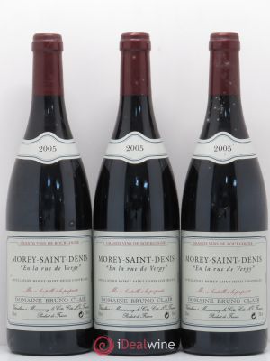 Morey Saint-Denis En la Rue de Vergy Bruno Clair (Domaine)  2005 - Lot of 3 Bottles