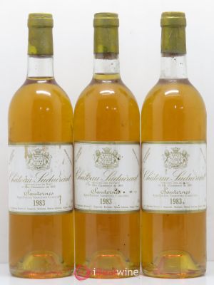 Château Suduiraut 1er Grand Cru Classé  1983 - Lot of 3 Bottles
