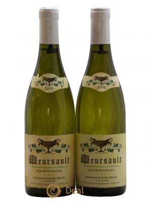 Meursault Les Rougeots Coche Dury (Domaine)  2011 - Lotto di 2 Bottiglie