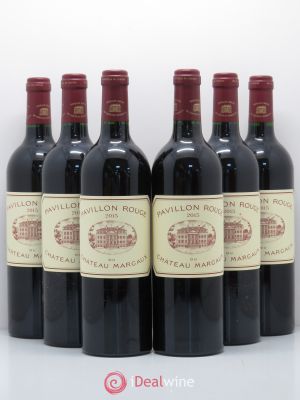 Pavillon Rouge du Château Margaux Second Vin  2015 - Lot de 6 Bouteilles