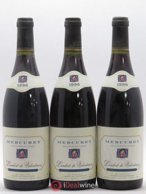Mercurey Lambert de Valentinois 1996 - Lot of 3 Bottles