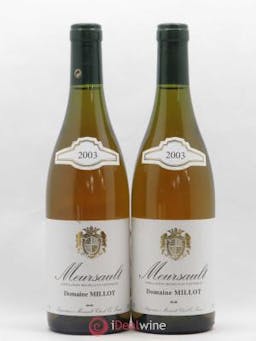 Meursault Domaine Millot 2003 - Lot of 2 Bottles