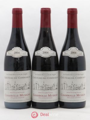 Chambolle-Musigny Chateau De Commarin Jean Bouchard 2004 - Lot of 3 Bottles