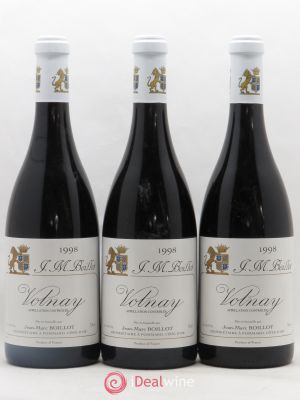 Volnay Jean-Marc Boillot  1998 - Lot of 3 Bottles