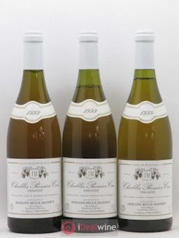 Chablis 1er Cru Vaillons Domaine Begue Mathiot 1999 - Lot of 3 Bottles