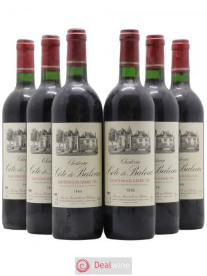 Château Côte de Baleau Grand Cru Classé  1995 - Lot of 6 Bottles