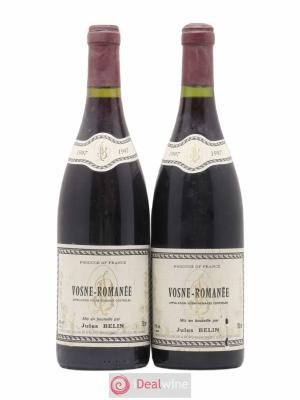 Vosne-Romanée Jules Belin 1997 - Lot de 2 Bouteilles