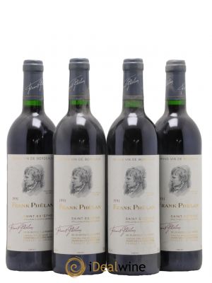Frank Phélan Second Vin 1991 - Lot de 4 Bouteilles
