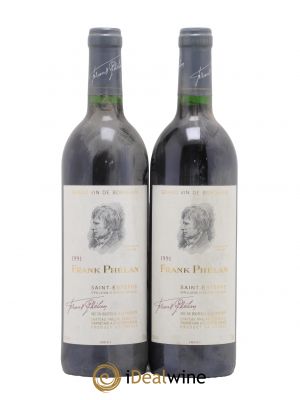 Frank Phélan Second Vin  1991 - Lot of 2 Bottles