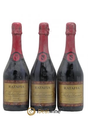 Ratafia Champagne Jackie Simonet  - Lot de 3 Bouteilles