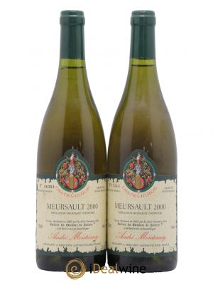 Meursault Tastevinage Domaine André Montessuy 2000 - Lot of 2 Bottles