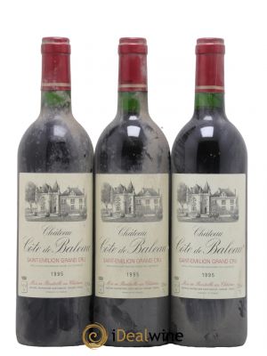 Château Côte de Baleau Grand Cru Classé  1995 - Lot of 3 Bottles