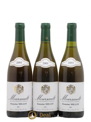 Meursault Domaine Millot 2001 - Lot de 3 Bottles