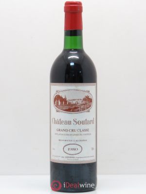 Château Soutard Grand Cru Classé  1980 - Lot of 1 Bottle