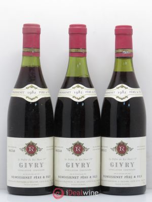 Givry Remoissenet 1982 - Lot of 3 Bottles