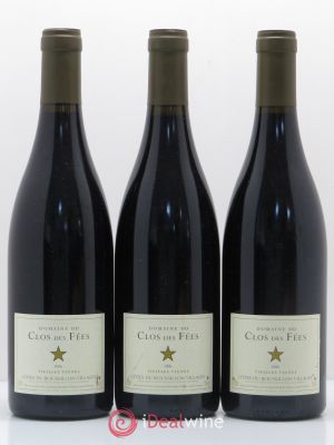 Côtes du Roussillon Villages Clos des Fées Vieilles vignes Hervé Bizeul  2006 - Lot of 3 Bottles
