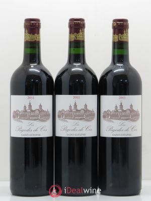 Les Pagodes de Cos Second Vin  2011 - Lot de 3 Bouteilles