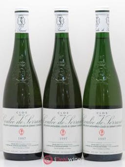 Savennières Clos de la Coulée de Serrant Vignobles de la Coulée de Serrant - Nicolas Joly  1997 - Lot of 3 Bottles