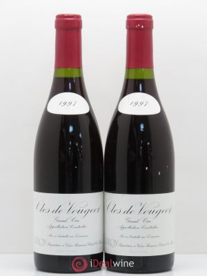 Clos de Vougeot Grand Cru Leroy (Domaine)  1997 - Lot of 2 Bottles