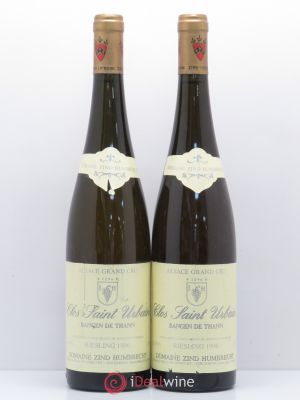 Riesling Grand Cru Rangen de Thann - Clos Saint Urbain Zind-Humbrecht (Domaine)  1996 - Lot of 2 Bottles