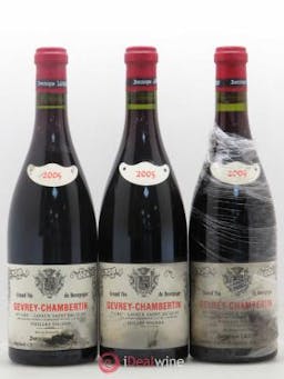 Gevrey-Chambertin 1er Cru Lavaux Saint Jacques Dominique Laurent  2005 - Lot of 3 Bottles