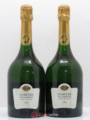 Comtes de Champagne Champagne Taittinger  2006 - Lot de 2 Bouteilles