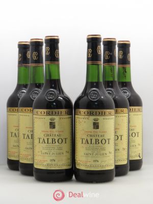 Château Talbot 4ème Grand Cru Classé  1976 - Lot of 6 Bottles