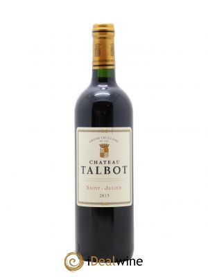 Château Talbot 4ème Grand Cru Classé  2015 - Lot de 1 Bouteille