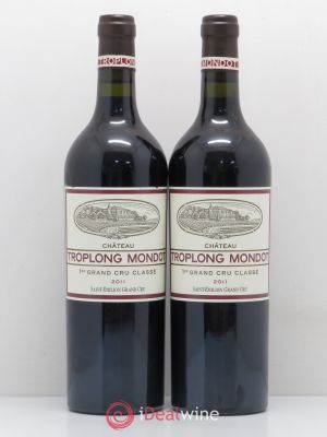 Château Troplong Mondot 1er Grand Cru Classé B  2011 - Lot of 2 Bottles