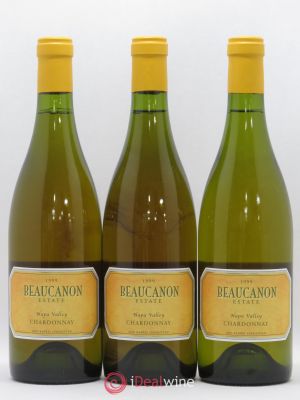 USA Beaucanon Estate Napa Valley Chardonnay 1999 - Lot of 3 Bottles