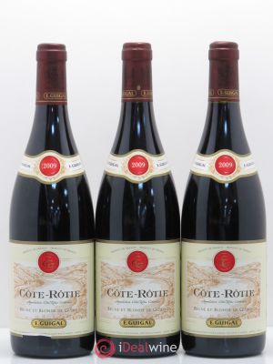 Côte-Rôtie Côtes Brune et Blonde Guigal  2009 - Lot of 3 Bottles