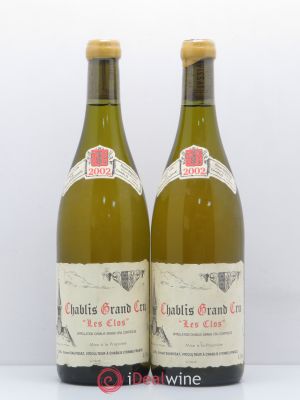 Chablis Grand Cru Les Clos René et Vincent Dauvissat  2002 - Lot of 2 Bottles