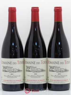 IGP Vaucluse (Vin de Pays de Vaucluse) Domaine des Tours E.Reynaud  2015 - Lot of 3 Bottles