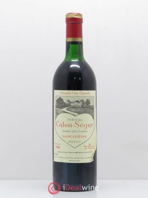 Château Calon Ségur 3ème Grand Cru Classé  1986 - Lot of 1 Bottle