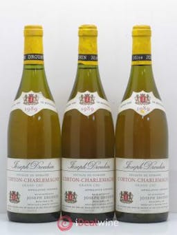Corton-Charlemagne Grand Cru Joseph Drouhin  1989 - Lot of 3 Bottles
