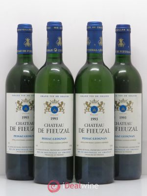 Château de Fieuzal  1993 - Lot of 4 Bottles