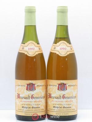 Meursault 1er Cru Genevrières Michelot-Buisson 1990 - Lot of 2 Bottles